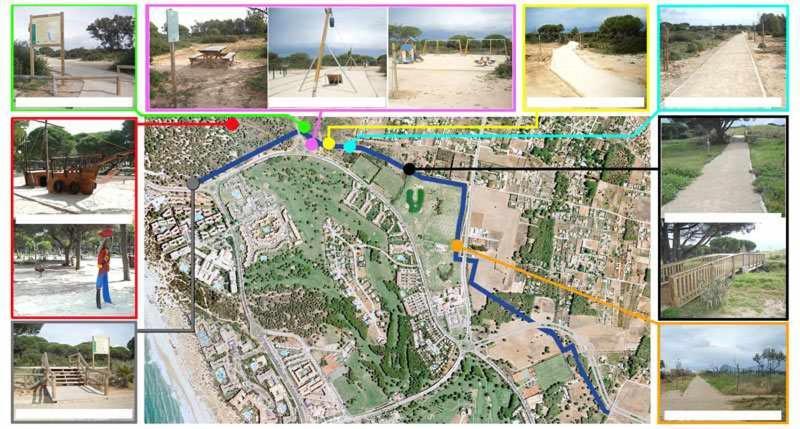 Chiclana-Cabana-Parking-Blue 奇克拉纳－德拉弗龙特拉 外观 照片